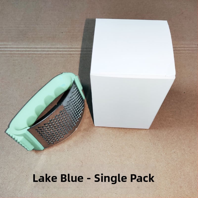 Πρέσα σκόρδου και μύλος τζίντζερ δύο σε ένα, χειροκίνητος, ανοξείδωτο ατσάλι 430, πολυλειτουργικός