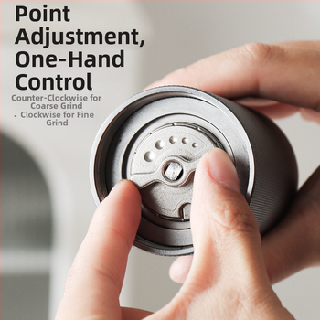 Χειροκίνητος κόφτης καφέ για οικιακή χρήση, Angmi, μοντέρνος μινιμαλιστικός σχεδιασμός, εκτυπωμένο λογότυπο, δυνατότητα παραμετροποίησης, κυκλοφόρησε το 2024