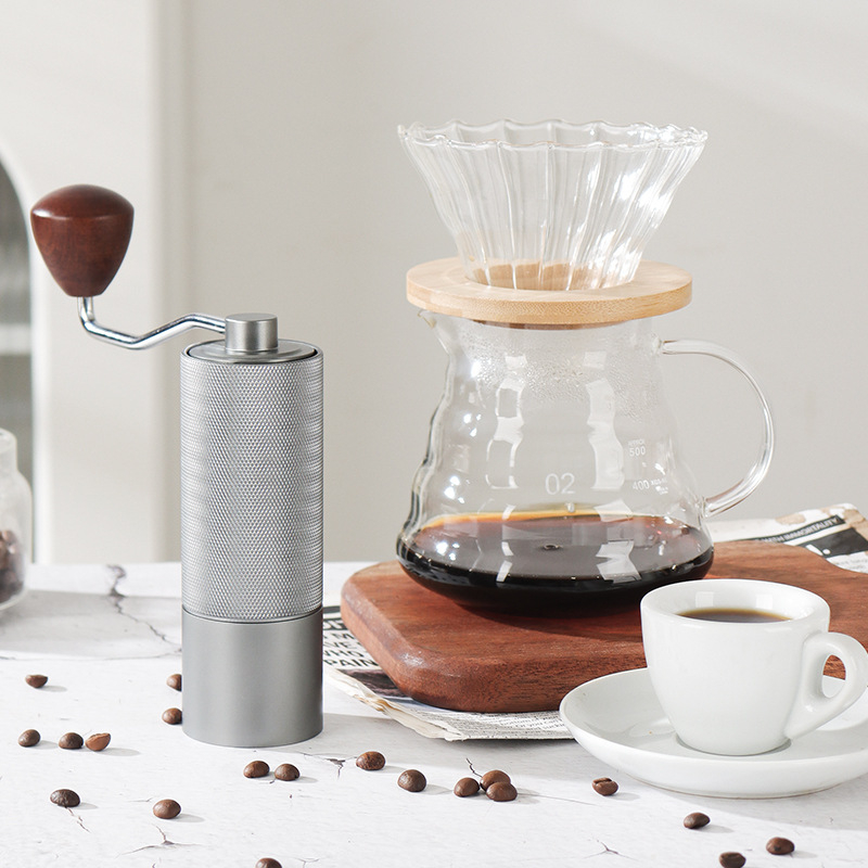 Χειροκίνητος κόφτης καφέ για οικιακή χρήση, Angmi, μοντέρνος μινιμαλιστικός σχεδιασμός, εκτυπωμένο λογότυπο, δυνατότητα παραμετροποίησης, κυκλοφόρησε το 2024