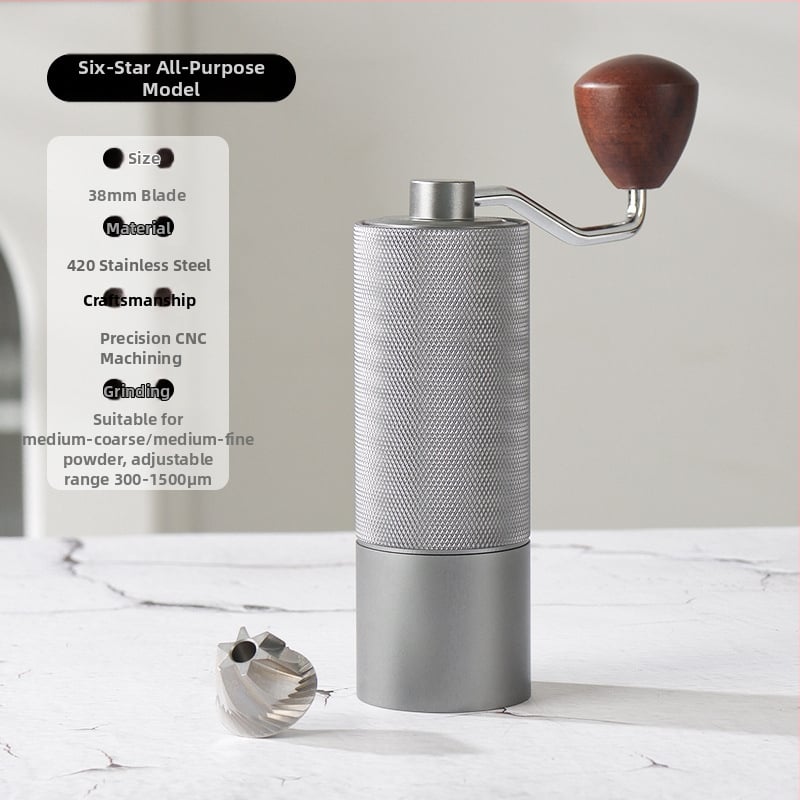 Χειροκίνητος κόφτης καφέ για οικιακή χρήση, Angmi, μοντέρνος μινιμαλιστικός σχεδιασμός, εκτυπωμένο λογότυπο, δυνατότητα παραμετροποίησης, κυκλοφόρησε το 2024