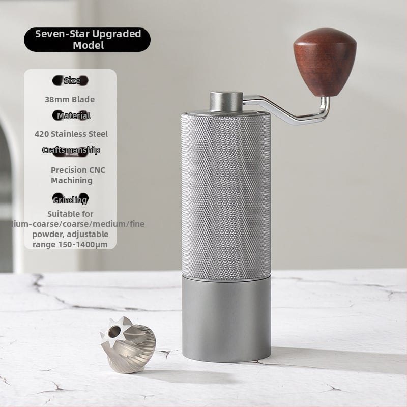 Χειροκίνητος κόφτης καφέ για οικιακή χρήση, Angmi, μοντέρνος μινιμαλιστικός σχεδιασμός, εκτυπωμένο λογότυπο, δυνατότητα παραμετροποίησης, κυκλοφόρησε το 2024