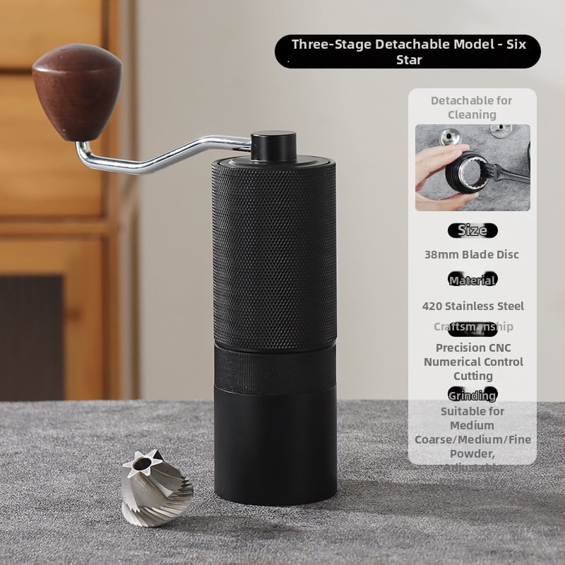 Χειροκίνητος κόφτης καφέ για οικιακή χρήση, Angmi, μοντέρνος μινιμαλιστικός σχεδιασμός, εκτυπωμένο λογότυπο, δυνατότητα παραμετροποίησης, κυκλοφόρησε το 2024