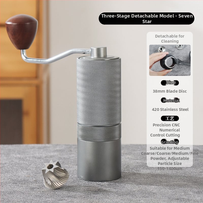 Χειροκίνητος κόφτης καφέ για οικιακή χρήση, Angmi, μοντέρνος μινιμαλιστικός σχεδιασμός, εκτυπωμένο λογότυπο, δυνατότητα παραμετροποίησης, κυκλοφόρησε το 2024