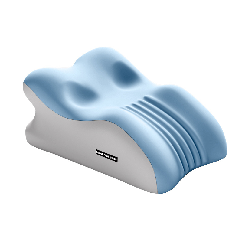 Възглавница от паметна пяна с калъф от полиестер, персонализируема, едноцветен модел, модерен минимализъм