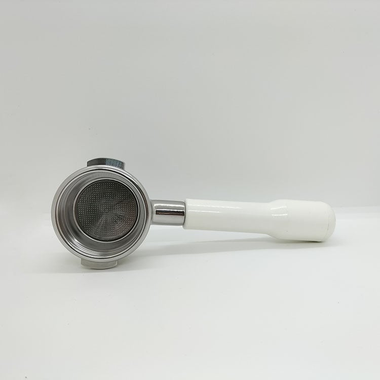 Cabpuccino Bottomless Portafilter Handle για E61/Gemile/WEGA/Rocket 58mm, σχέδιο με δύο αυτιά, αποσπώμενα εξαρτήματα, εκτύπωση λογότυπου
