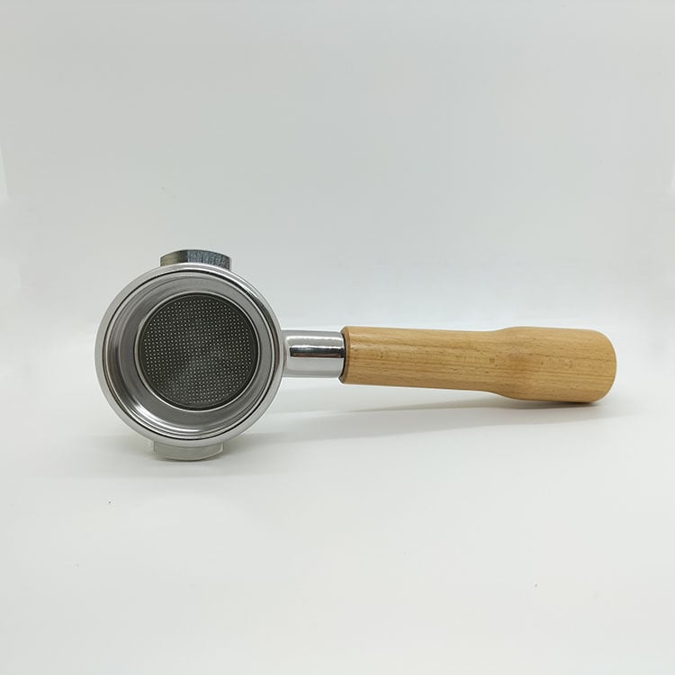 Cabpuccino Bottomless Portafilter Handle για E61/Gemile/WEGA/Rocket 58mm, σχέδιο με δύο αυτιά, αποσπώμενα εξαρτήματα, εκτύπωση λογότυπου