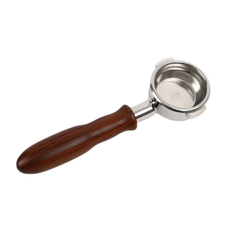 Cabpuccino Bottomless Portafilter Handle για E61/Gemile/WEGA/Rocket 58mm, σχέδιο με δύο αυτιά, αποσπώμενα εξαρτήματα, εκτύπωση λογότυπου