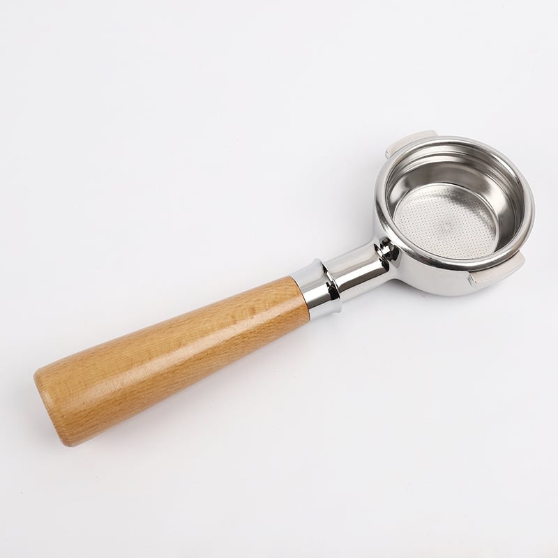 Cabpuccino Bottomless Portafilter Handle για E61/Gemile/WEGA/Rocket 58mm, σχέδιο με δύο αυτιά, αποσπώμενα εξαρτήματα, εκτύπωση λογότυπου
