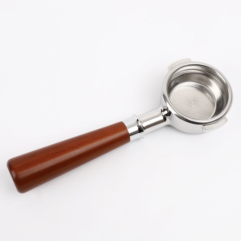 Cabpuccino Bottomless Portafilter Handle για E61/Gemile/WEGA/Rocket 58mm, σχέδιο με δύο αυτιά, αποσπώμενα εξαρτήματα, εκτύπωση λογότυπου