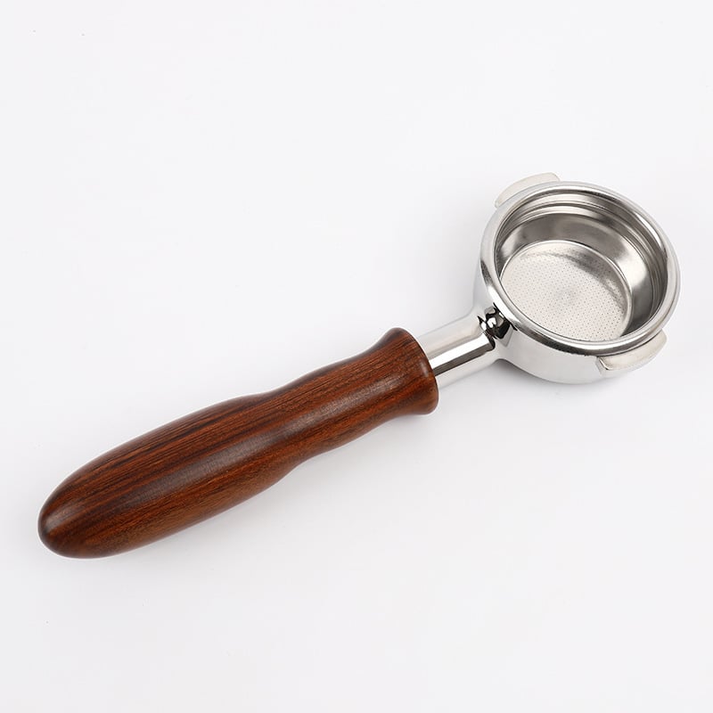 Cabpuccino Bottomless Portafilter Handle για E61/Gemile/WEGA/Rocket 58mm, σχέδιο με δύο αυτιά, αποσπώμενα εξαρτήματα, εκτύπωση λογότυπου