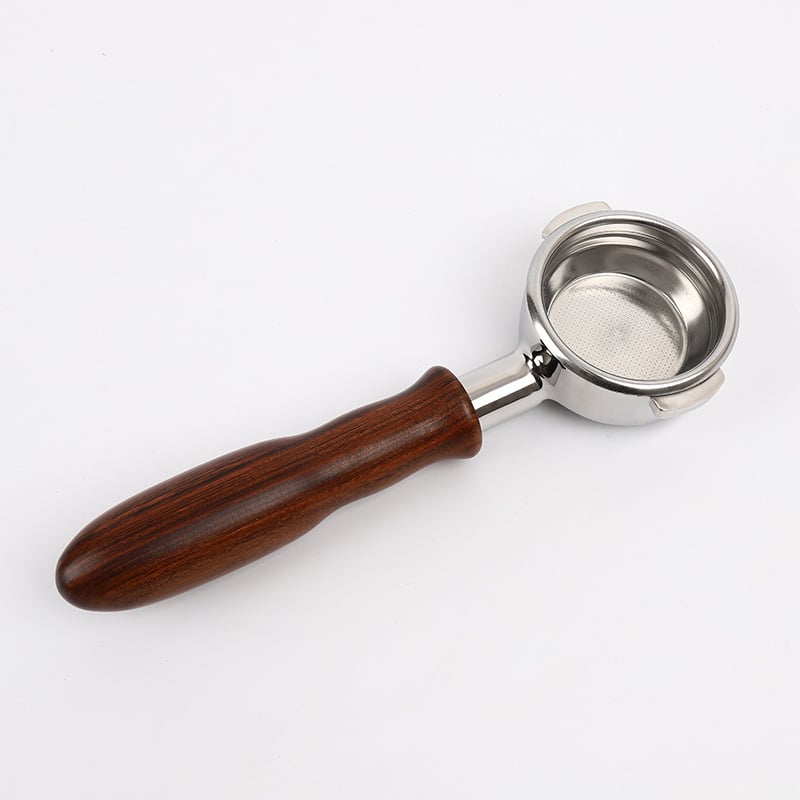 Cabpuccino Bottomless Portafilter Handle για E61/Gemile/WEGA/Rocket 58mm, σχέδιο με δύο αυτιά, αποσπώμενα εξαρτήματα, εκτύπωση λογότυπου