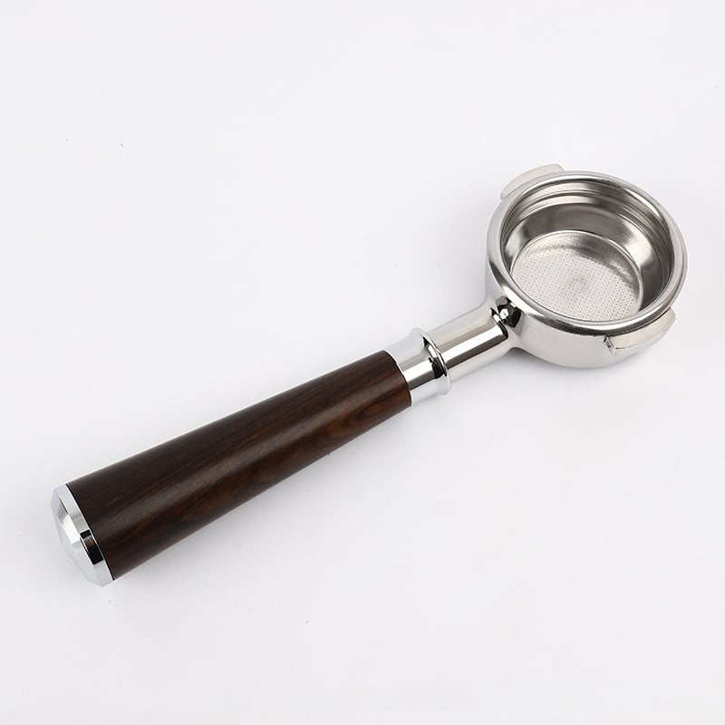 Cabpuccino Bottomless Portafilter Handle για E61/Gemile/WEGA/Rocket 58mm, σχέδιο με δύο αυτιά, αποσπώμενα εξαρτήματα, εκτύπωση λογότυπου