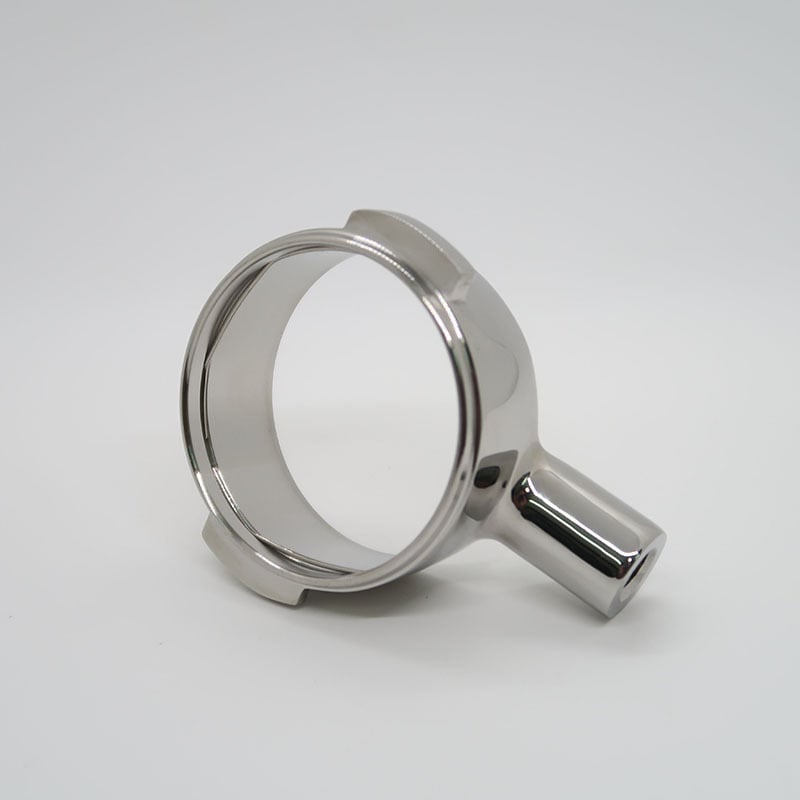 Cabpuccino Bottomless Portafilter Handle για E61/Gemile/WEGA/Rocket 58mm, σχέδιο με δύο αυτιά, αποσπώμενα εξαρτήματα, εκτύπωση λογότυπου