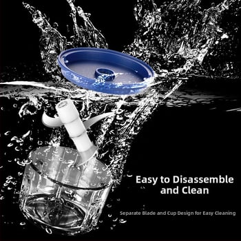 Μίνι πολυλειτουργικός ηλεκτρικός εκκοπτιστής σκόρδου και κιμά, Type-C ασύρματη τροφοδοσία, 10000–19999 rpm, ≤36V, 2 λεπίδες, χαμηλός θόρυβος