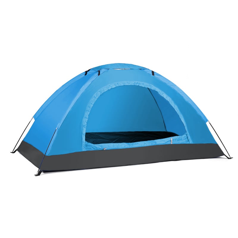 Палатка за къмпинг, еднослойна, за четири сезона; тегло 1200 г; външен водоустойчив слой 1000–1500 мм; дъно водоустойчиво 1500 мм