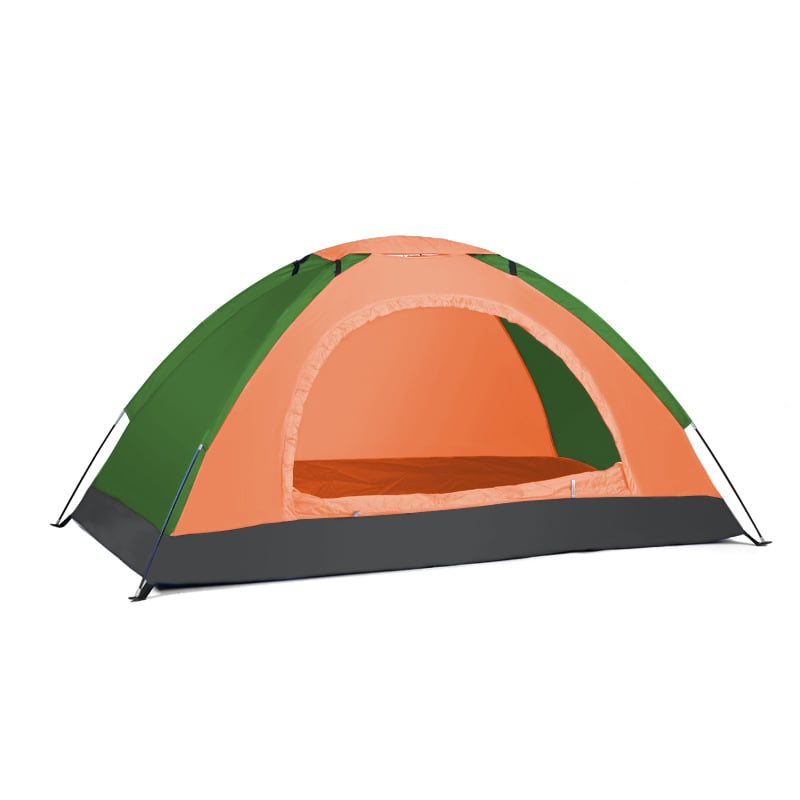 Палатка за къмпинг, еднослойна, за четири сезона; тегло 1200 г; външен водоустойчив слой 1000–1500 мм; дъно водоустойчиво 1500 мм