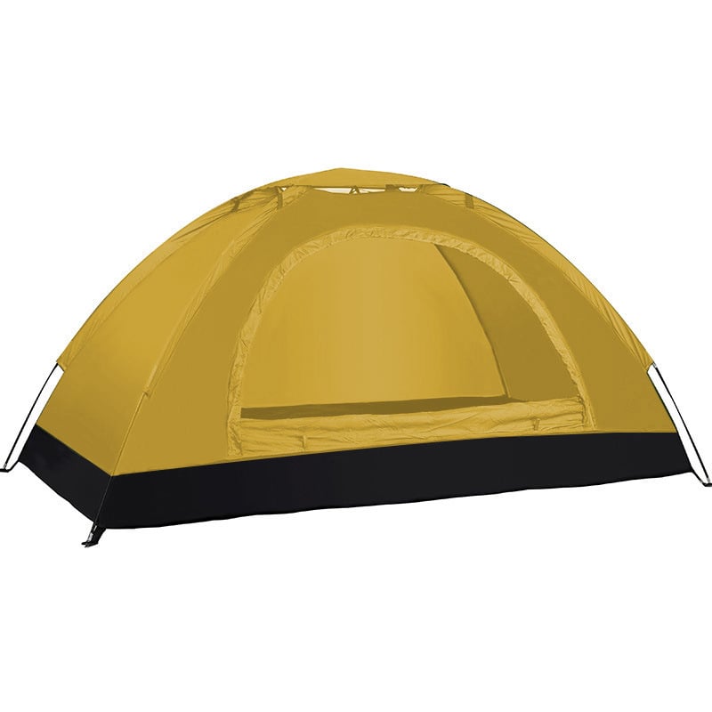 Палатка за къмпинг, еднослойна, за четири сезона; тегло 1200 г; външен водоустойчив слой 1000–1500 мм; дъно водоустойчиво 1500 мм