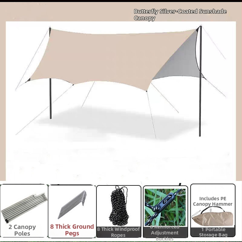 Oxfordový stan s canopy, zostavenie vyžaduje, 4-sezónne využitie, pre 2–6 osôb, kovový rám, vodotesná vonkajšia tkanina 1500–2000 mm