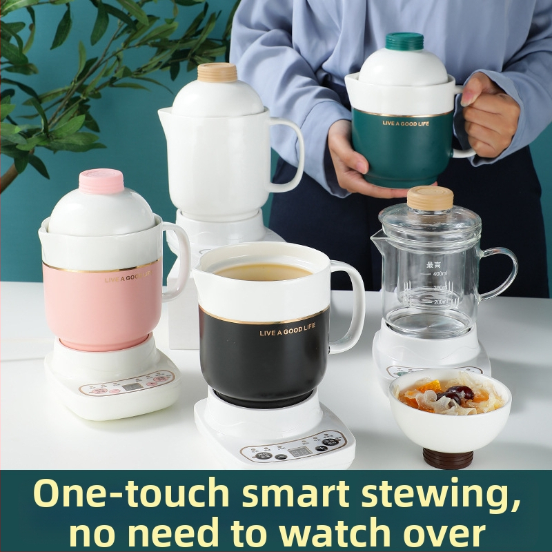 Elektrická keramická wellness šálka, ohrievanie rámu, 360W, kapacita 0,6–1,0 L, ochrana proti prehrievaniu, 1–2 porcie