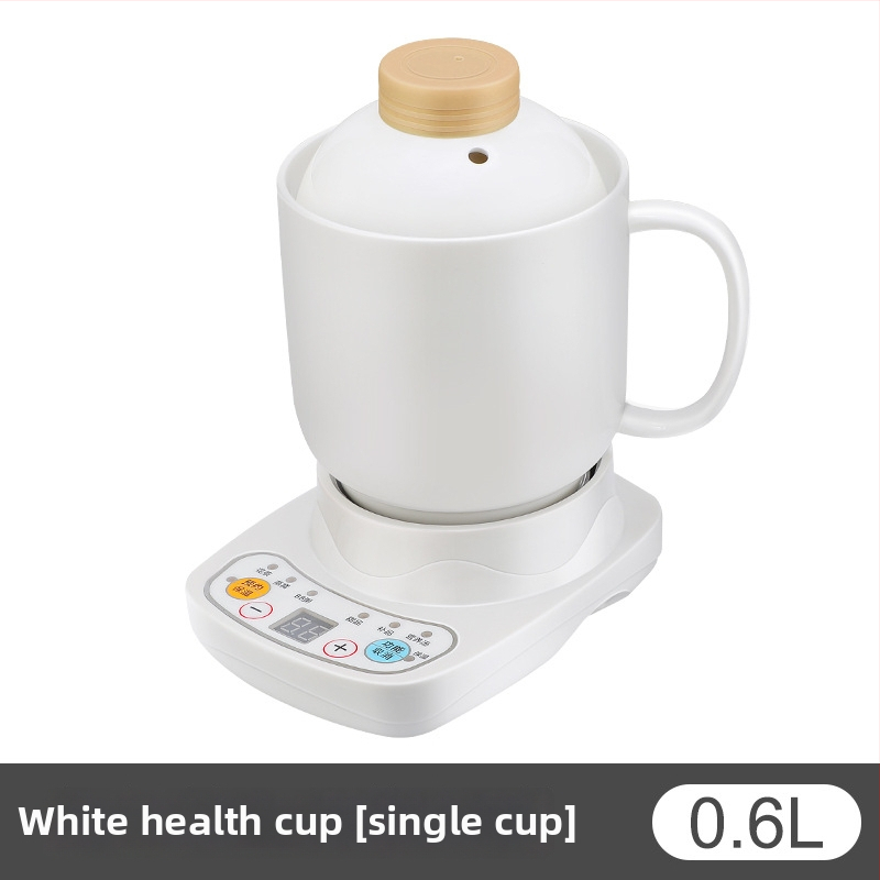 Ηλεκτρικό κεραμικό κύπελλο υγείας, θέρμανση πλαισίου, 360W, χωρητικότητα 0,6–1,0 L, προστασία από υπερθέρμανση, 1–2 μερίδες