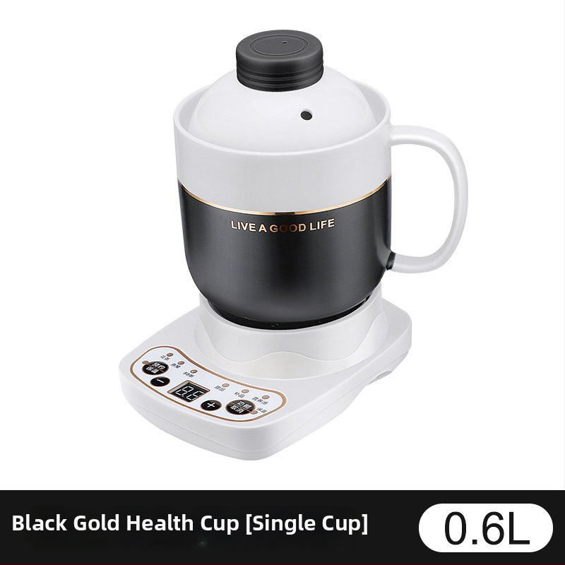 Ηλεκτρικό κεραμικό κύπελλο υγείας, θέρμανση πλαισίου, 360W, χωρητικότητα 0,6–1,0 L, προστασία από υπερθέρμανση, 1–2 μερίδες