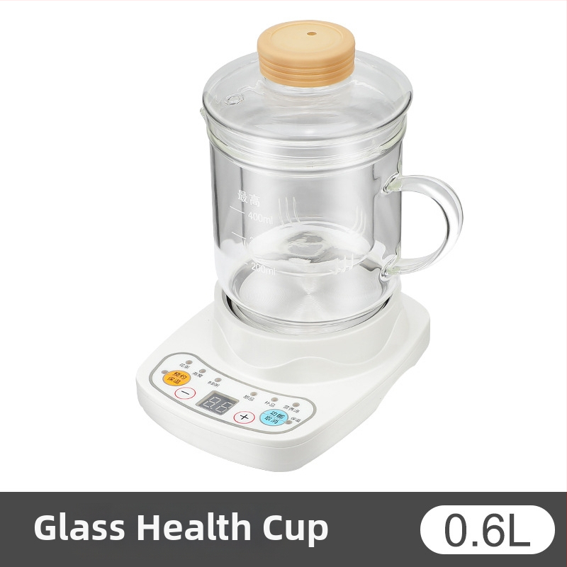 Ηλεκτρικό κεραμικό κύπελλο υγείας, θέρμανση πλαισίου, 360W, χωρητικότητα 0,6–1,0 L, προστασία από υπερθέρμανση, 1–2 μερίδες