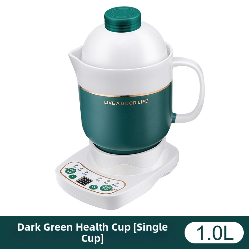 Ηλεκτρικό κεραμικό κύπελλο υγείας, θέρμανση πλαισίου, 360W, χωρητικότητα 0,6–1,0 L, προστασία από υπερθέρμανση, 1–2 μερίδες