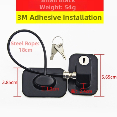 Dječje sigurnosno zaključavanje za prozor i ormarić, model 0339, od nehrđajućeg čelika 304, karbonskog čelika i PVC-a, za hladnjake, ladice i vrata ormara, moderno minimalistički stil.