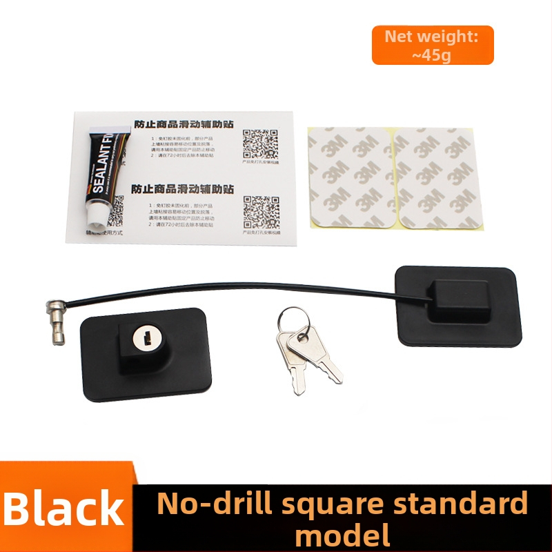 Dječje sigurnosno zaključavanje za prozor i ormarić, model 0339, od nehrđajućeg čelika 304, karbonskog čelika i PVC-a, za hladnjake, ladice i vrata ormara, moderno minimalistički stil.