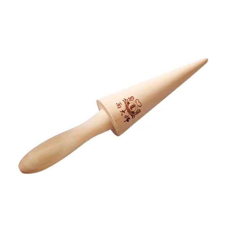 Ξύλινο καλούπι για ρολά αυγού και κώνους παγωτού – κωνικό σχήμα για τραγανό κέλυφος, οικιακή χρήση