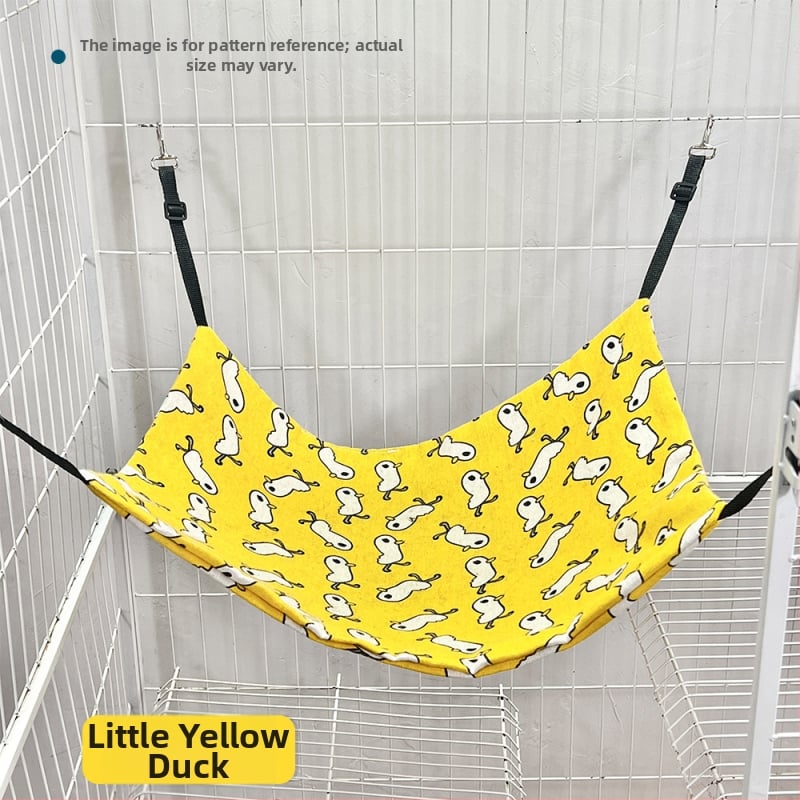 Hamac pentru pisici din material respirabil din bumbac-lină; pentru pisici; cuib/cușcă pentru animale de companie; Brand: Attachment Cow Fish