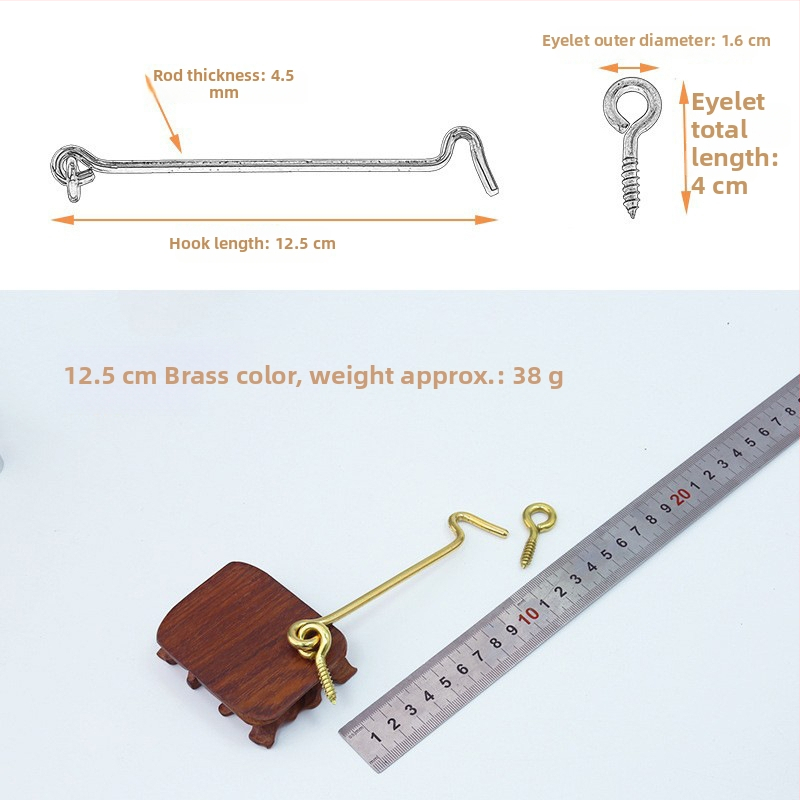 Kuka za vrata i prozore, od mesinga, vintage kineski stil, model T1403