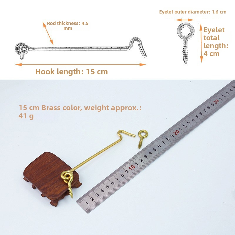 Kuka za vrata i prozore, od mesinga, vintage kineski stil, model T1403