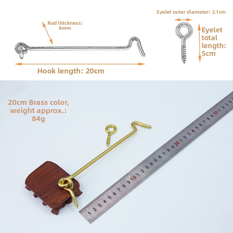 Kuka za vrata i prozore, od mesinga, vintage kineski stil, model T1403