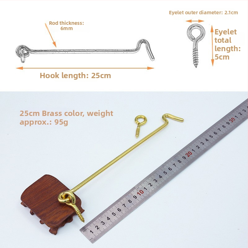 Kuka za vrata i prozore, od mesinga, vintage kineski stil, model T1403