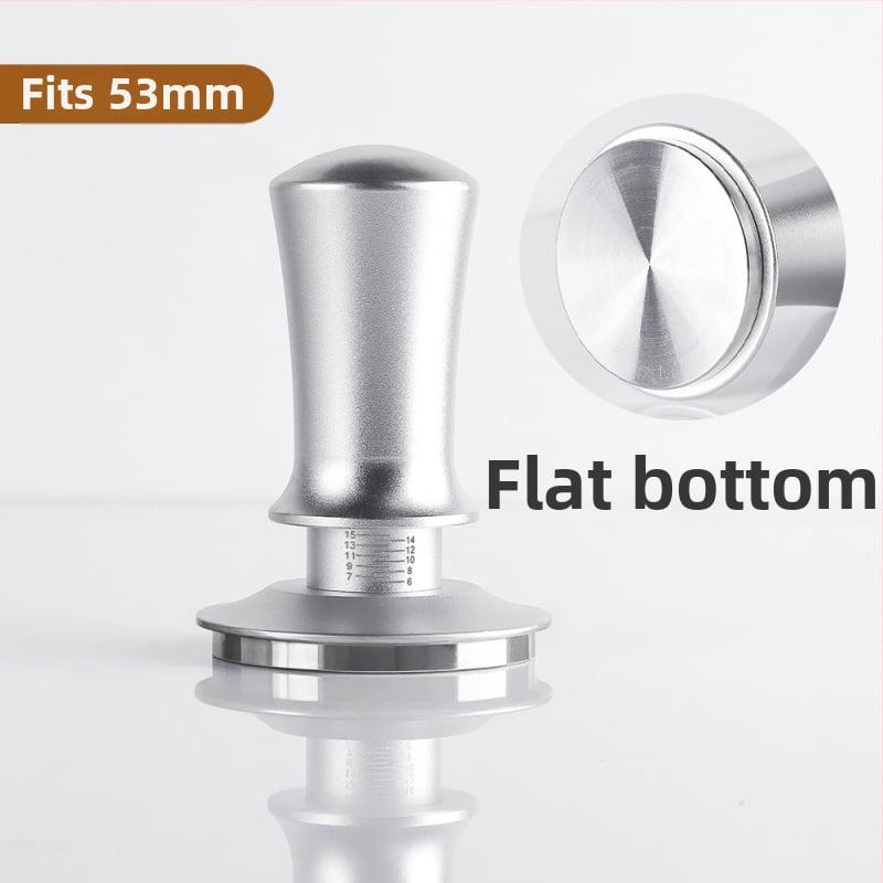 Ταμπερ για εσπρέσο από ανοξείδωτο ατσάλι με ρυθμιζόμενη κλίμακα, βάρος 350 g