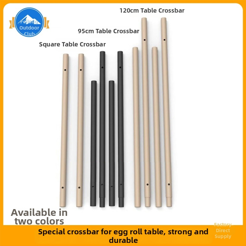 Sklopný kempingový stôl s panelom – nosný rám a priečna výstuž, z uhlíkovej ocele