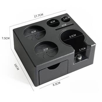 Sansl ιταλική μηχανή καφέ με πολυλειτουργική λαβή και βάση πούδρας — υψηλής ποιότητας