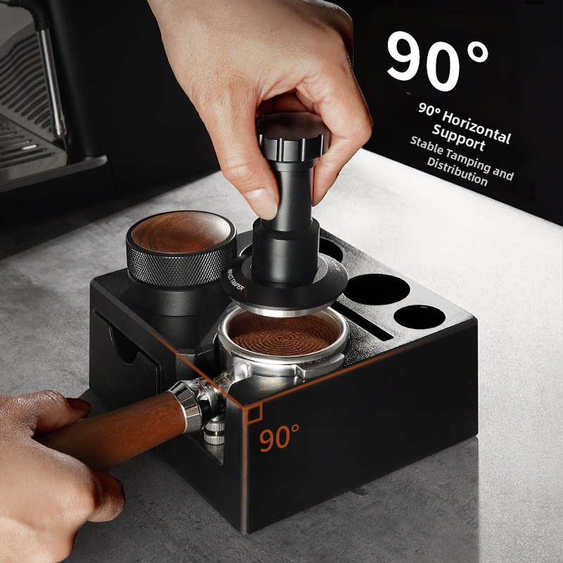 Sansl ιταλική μηχανή καφέ με πολυλειτουργική λαβή και βάση πούδρας — υψηλής ποιότητας