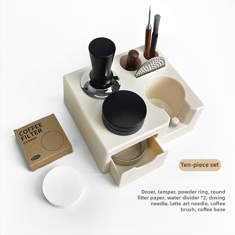 Sansl ιταλική μηχανή καφέ με πολυλειτουργική λαβή και βάση πούδρας — υψηλής ποιότητας