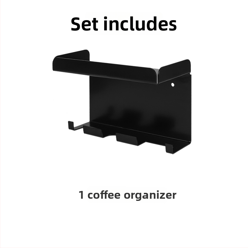 Ράφι αποθήκευσης εξοπλισμού καφέ μπαρ, πολυλειτουργικός διοργανωτής, σιδερένιο, μοντέρνος μινιμαλισμός, κατάλληλο για εστιατόριο, σπίτι και καφέ