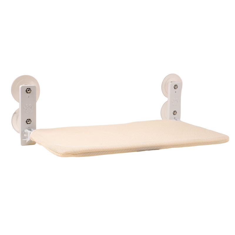 Hamac pentru pisici la fereastră – pluș imitând iepurele, Lexuan, potrivit pentru pisici