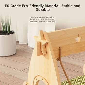 Котешко гнездо – висящо хамак-легло, дърво, за всички сезони, поддържа топло