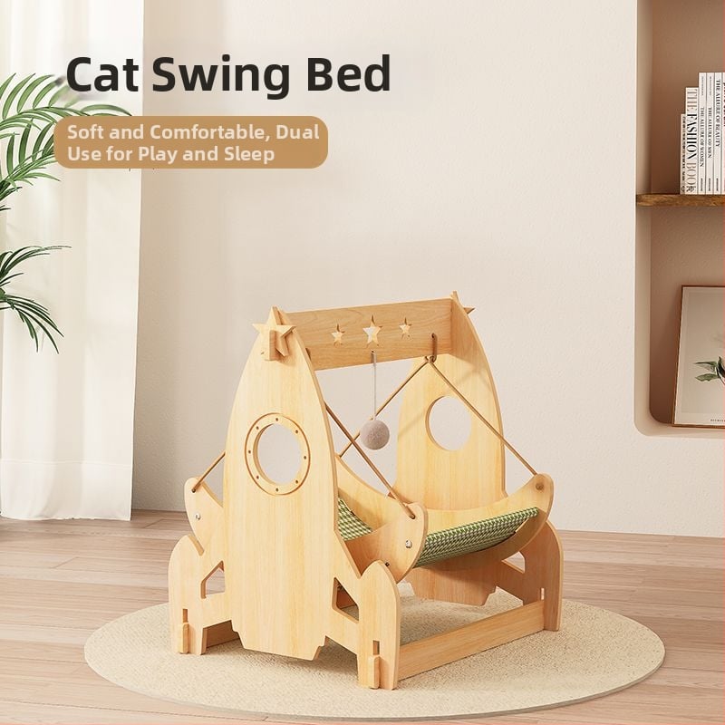 Котешко гнездо – висящо хамак-легло, дърво, за всички сезони, поддържа топло