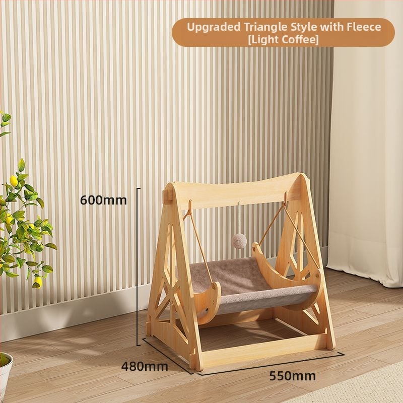 Котешко гнездо – висящо хамак-легло, дърво, за всички сезони, поддържа топло