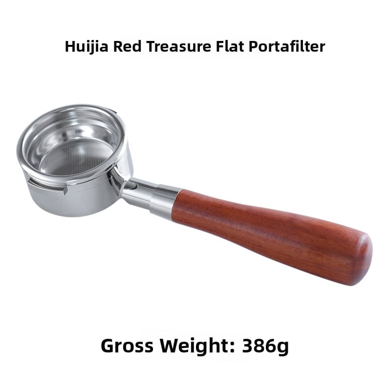 KLAM λαβή πορταφίλτρου χωρίς κάτω για μηχανές καφέ, σώμα από ανοξείδωτο χάλυβα 304, διπλό αυτί, μοντέρνο μινιμαλιστικό στυλ