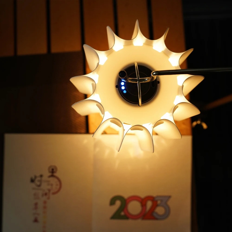 LIUMEX Lampa de camping cu 38 LED, lampă LED reîncărcabilă pentru exterior, 3.7V, 5W, întrerupător cu inducție