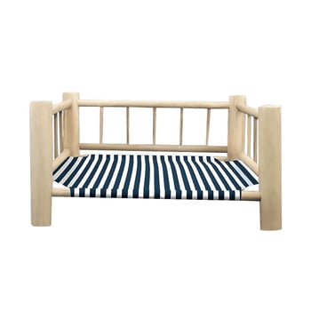 Pat din lemn pentru pisici, cu formă ovală, impermeabil și rezistent la umezeală, cu cuib deasupra solului, pentru toate sezoanele