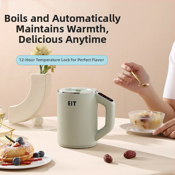 Far Light Elektrický hrnček na zdravý čaj, 800 ml, 300 W, vstavaná vykurovacia platňa, pre 1–2 osoby