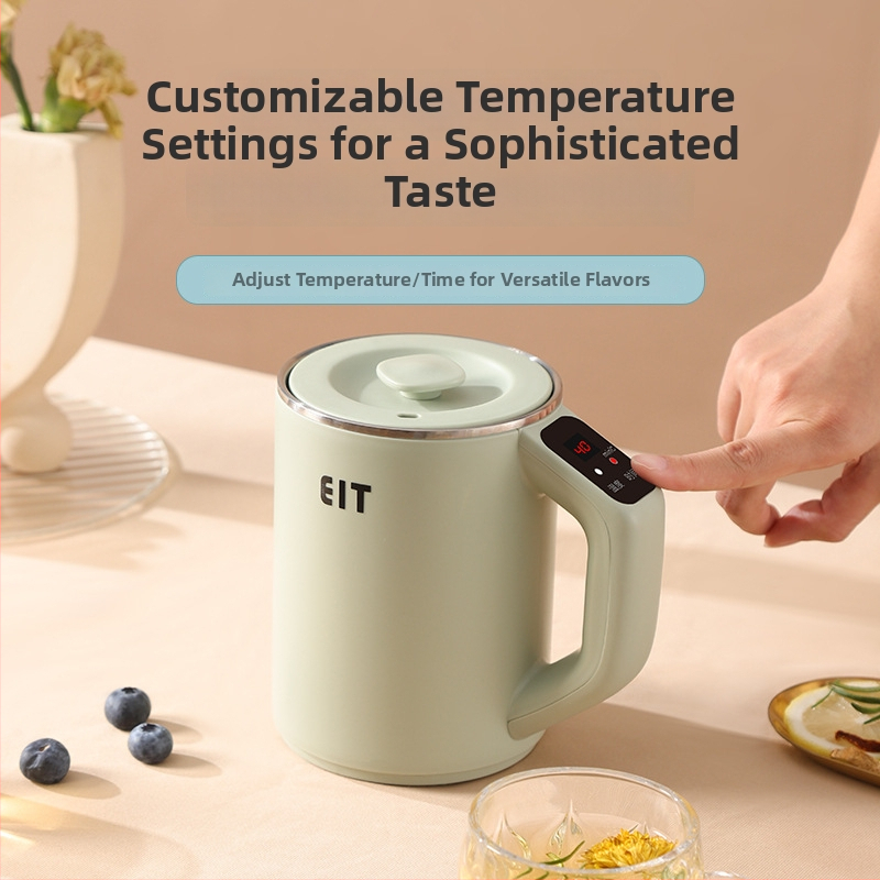 Far Light Elektrický hrnček na zdravý čaj, 800 ml, 300 W, vstavaná vykurovacia platňa, pre 1–2 osoby